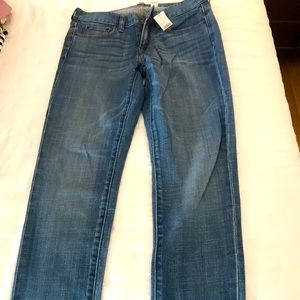 NWT J Crew Factory ankle toothpick jeans, size 28